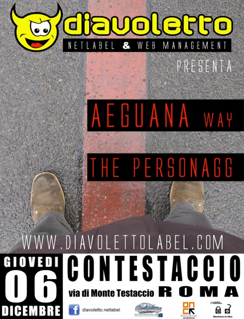 AEGUANA way Live @ ROMA - Contestaccio - 6 Dicembre